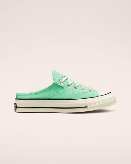 Tenis Converse Chuck 70 Mule Cano Baixo Feminino Verdes Pretas | PT U0P10T7